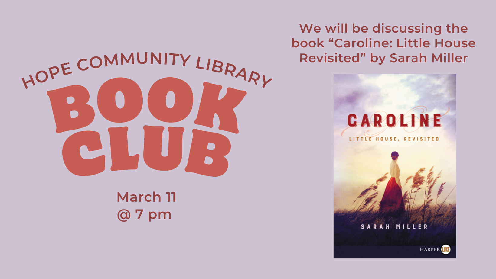 March Book Club